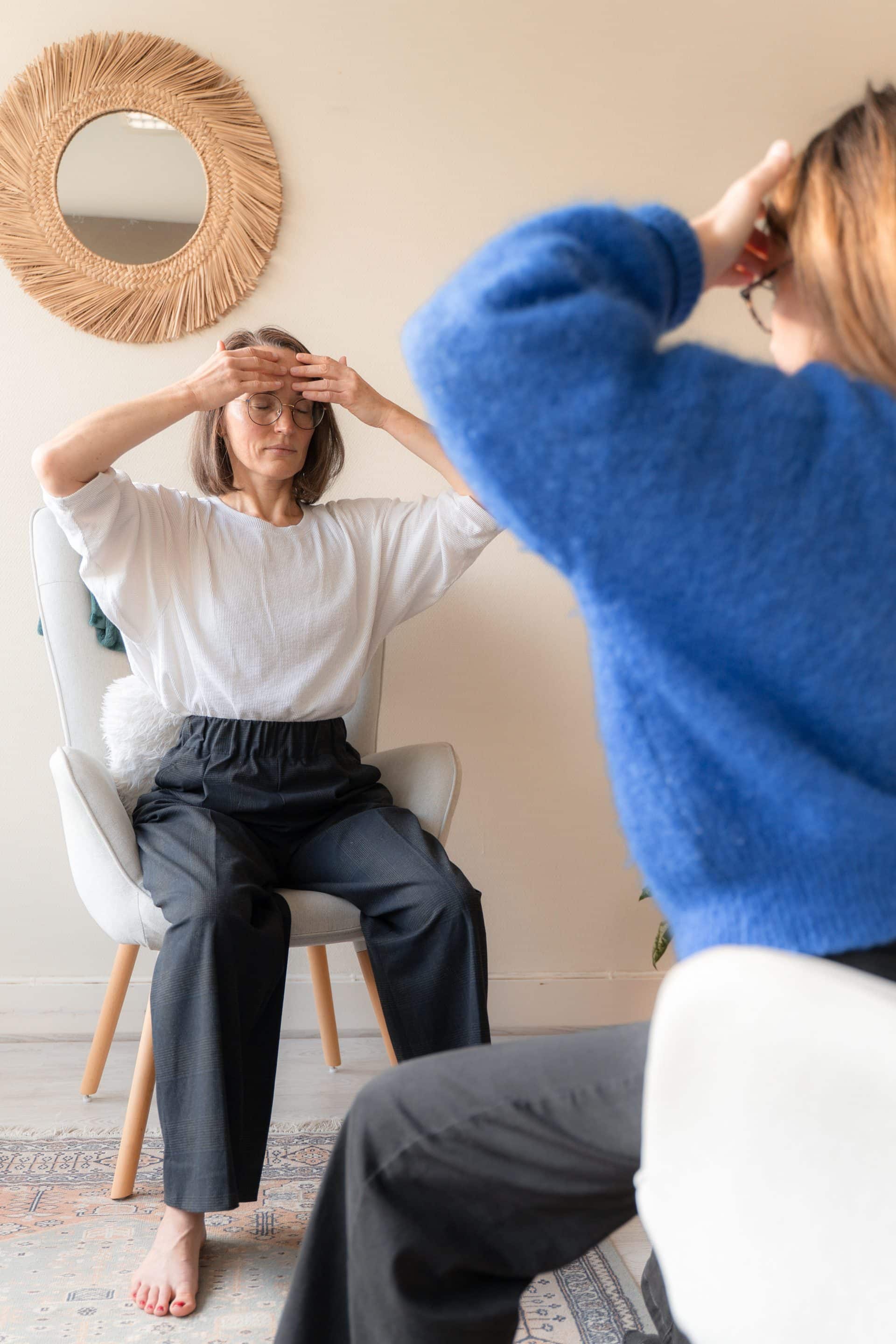 une séance de sophrologie à rennes sur le thème su stress et de l'anxiété